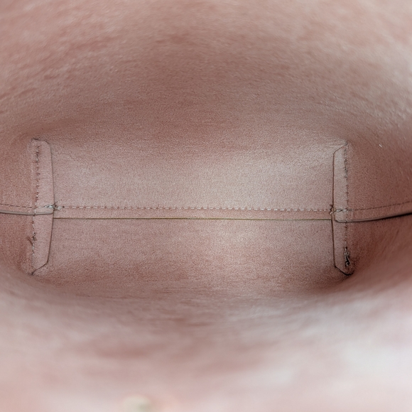 Samara Anthropologie Peony Pink Vegan Leather Medium Crossbody Shoulder Bag NWOT - Picture 14 of 16